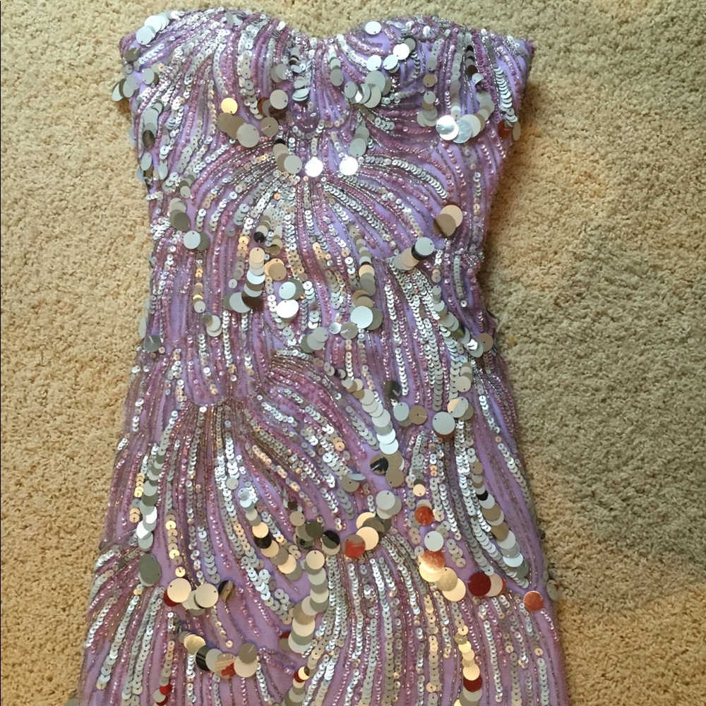 Sherry hill lavender dress